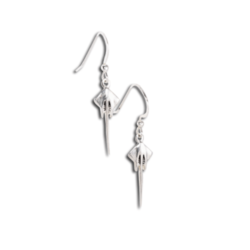 C7 Stingray French Wire Earrings