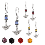 Crystal Leverback C5 Earrings