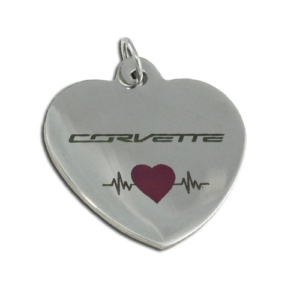 Corvette Heart Beat Pendant