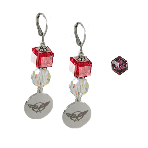 C5 Corvette Crystal Earrings C5 Corvette Crystal Earrings