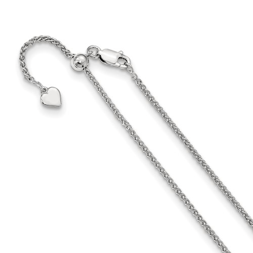 Sterling Adjustable Wheat Chain Sterling Adjustable Wheat Chain