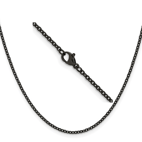 Black Stainless Cable Chain Black Stainless Cable Chain