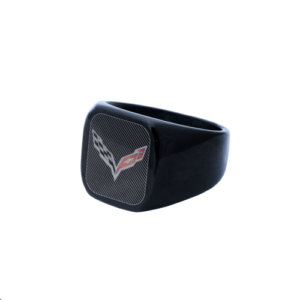 C7 Carbon Fiber Looking Ring