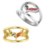 Ladies C7 Corvette Ring