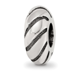 Swirl Pattern Spacer Bead