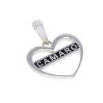 Camaro heart pendant