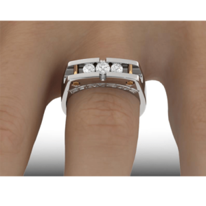 C8 Corvette diamond caliper ring