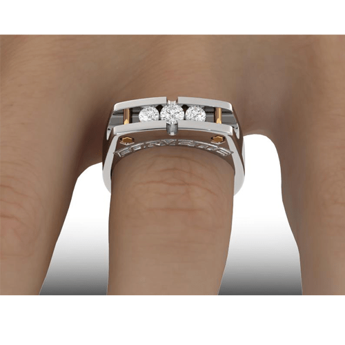 C8 Corvette diamond caliper ring