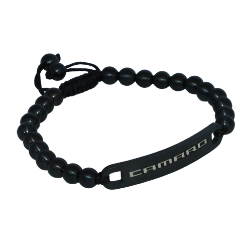 Camaro Black Beaded Bracelet