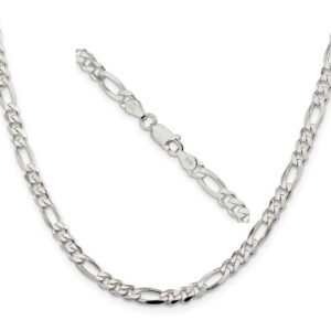 Sterling silver figaro chain