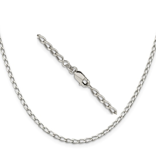 Sterling elongated chain Sterling elongated chain